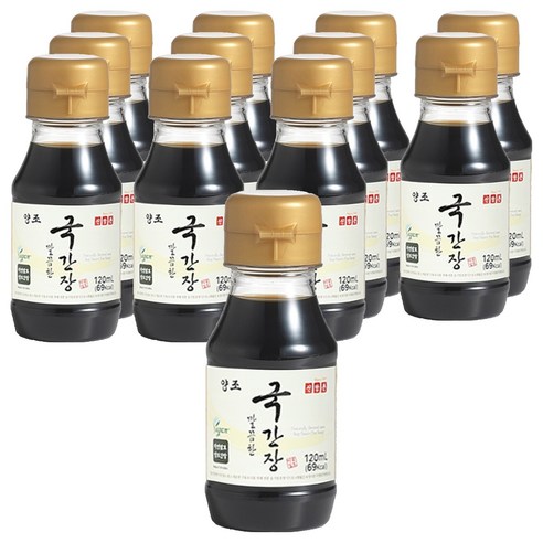 신앙촌 양조 깔끔한 국간장, 120ml, 12개