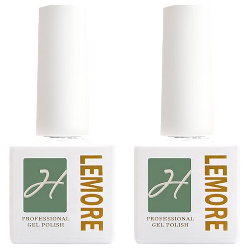 르모어 유리알광택 논와이프 탑젤, High, 10ml, 2개