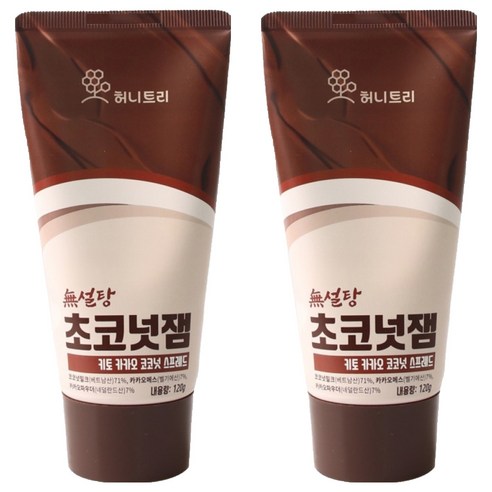 허니트리 초코넛잼, 120g, 2개