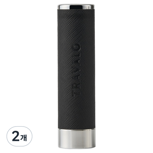 트라발로 왈츠 펌핑식 충전 휴대용 향수공병 5ml, 왈츠 꾸뛰르 블랙, 2개