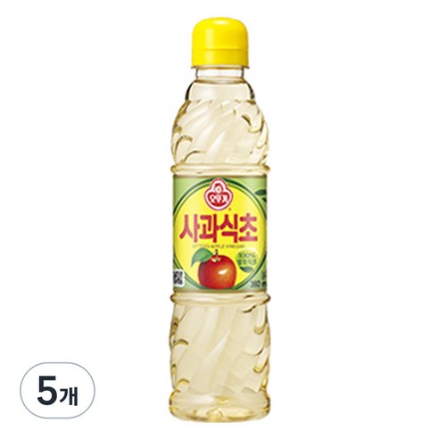 오뚜기 사과 식초, 360ml, 5개