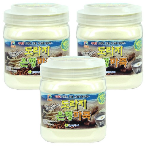 오양식품 도라지 은행 마죽, 800g, 3개
