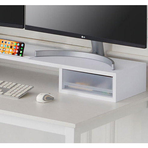 우드웰 모니터 받침대로 좁은 책상, 넓고 쾌적하게!