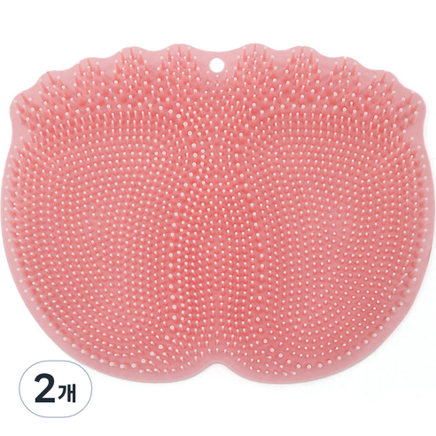컬라피 풋브러쉬 매트 핑크 325g, 1개입, 2개
