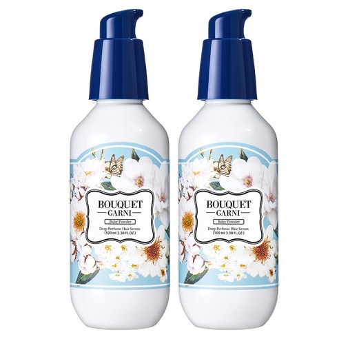 부케가르니 딥퍼퓸 헤어세럼 베이비파우더, 100ml, 2개