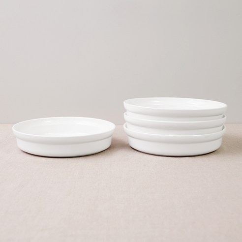 보울보울 국산 노르딕볼볼 파스타볼 22cm, 밀크화이트, 4개