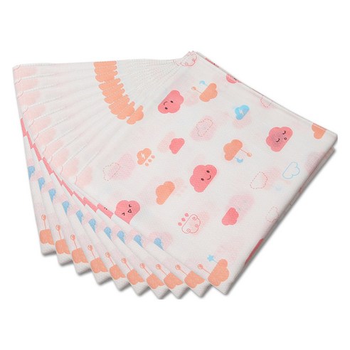 베이비베어 유아용 나염손수건 10p