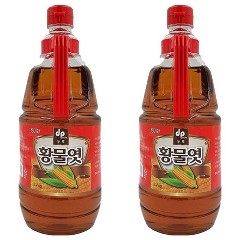 두포 뚜레반 황물엿, 2.4kg, 2개