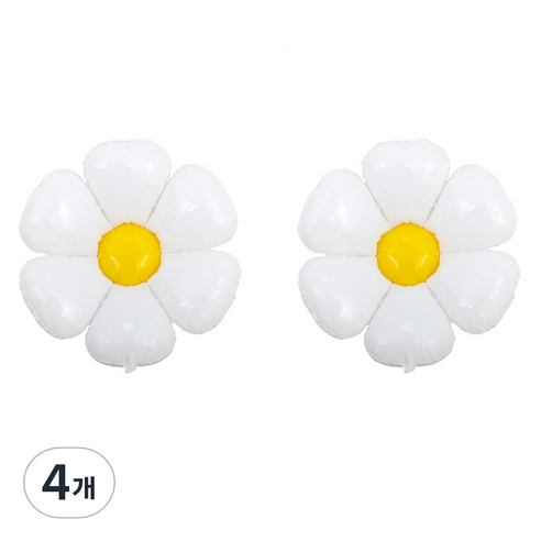 니나마켓 귀여운 파티 풍선, 빅데이지, 4개