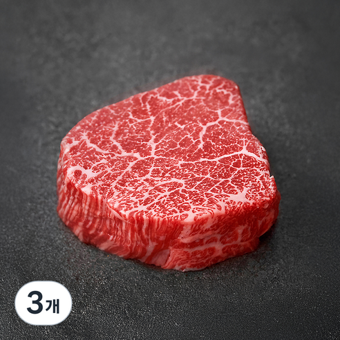 설로인 한우 안심 샤토브리앙 1++등급(8) (냉장), 150g, 3개