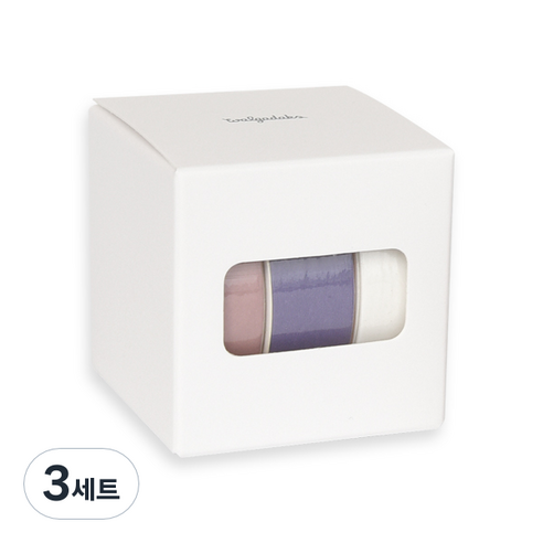 아르떼 마스킹테이프 3p 세트, Berry cream, 3세트