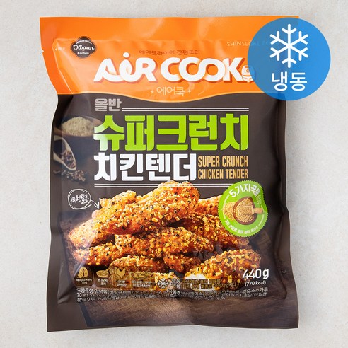 올반 슈퍼크런치 치킨텐더 (냉동)  440g, 1개