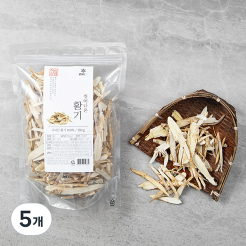 매홍 착한상점 씻어나온 황기, 210g, 5개