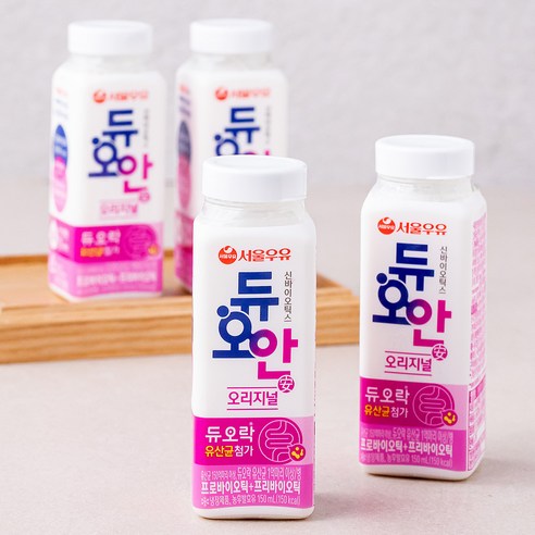 서울우유 듀오안 유산균 음료 150ml, 4개