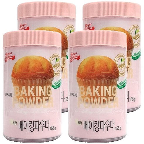 브레드가든 착한 베이킹파우더, 155g, 4개