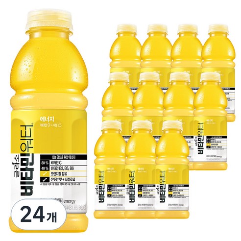 글라소 비타민워터 에너지, 500ml, 24개