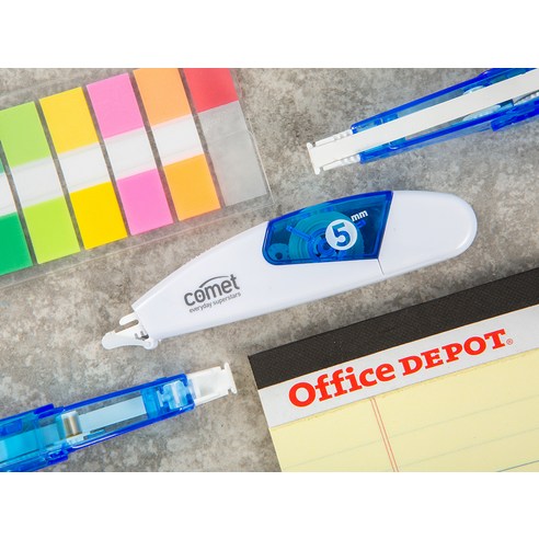 문서 작업에 필수적인 코멧 수정테이프 + 리필 2p, 1세트