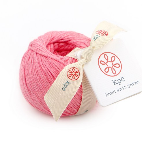 kpc yarn 가쉽 DK 면 뜨개실 50g, 로지, 113m