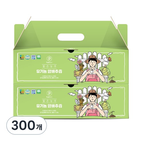 푸릇담 유기농 젊은농부 양배추즙, 100ml, 30개