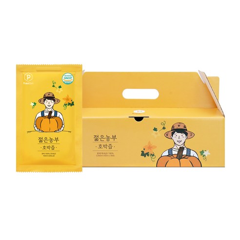 푸릇담 젊은농부 호박즙 30p, 3L, 2개