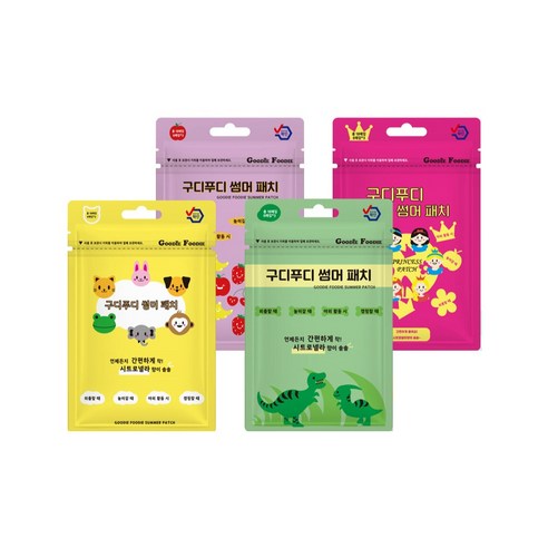 구디푸디 썸머패치로 모기 걱정 없이 즐거운 여름!