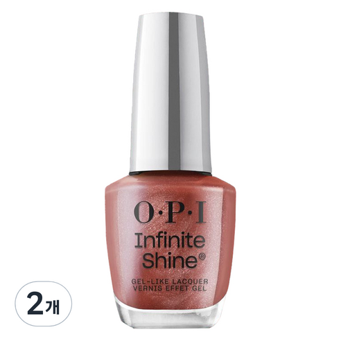 오피아이 메탈릭 메가 믹스 인피니트 샤인 젤 라이크 매니큐어, Stellar Tips, 15ml, 2개