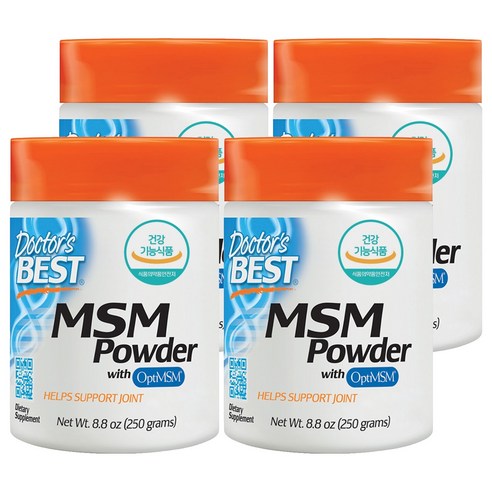 [쿠팡수입] 닥터스베스트 MSM 파우더, 250g, 4개