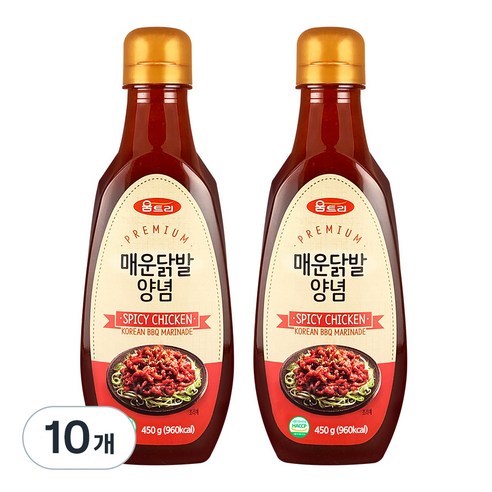 움트리 매운닭발양념, 450g, 10개