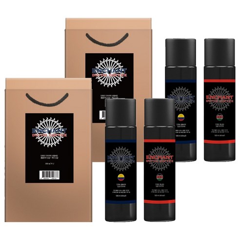 인첸트 더치커피 선물세트, 콜롬비아 싱글 500ml + 케냐 싱글 500ml, 2세트