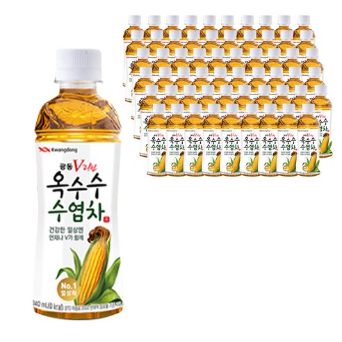광동 V라인 옥수수 수염차, 340ml, 60개