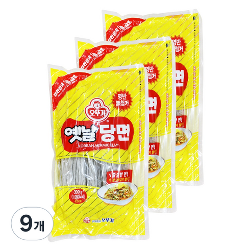 오뚜기옛날 당면, 300g, 9개