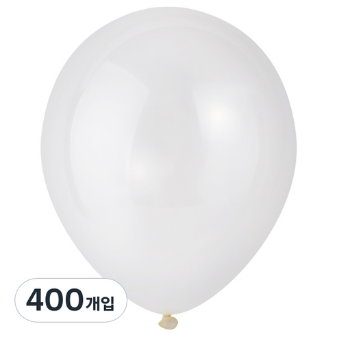 파티팡 풍선 라운드 30cm, 클리어, 400개입