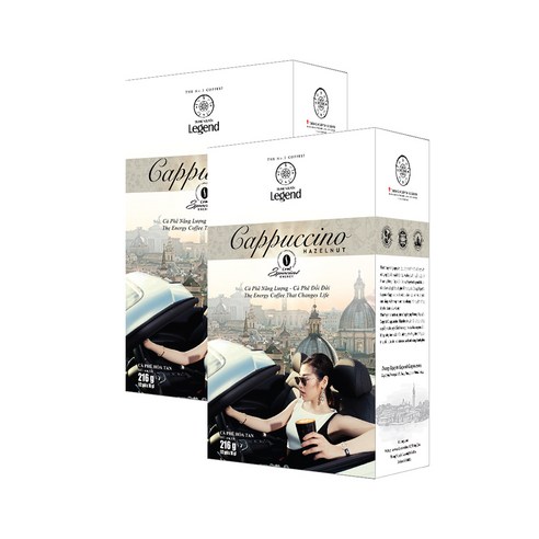 G7 카푸치노 헤이즐넛 내수용, 18g, 12개입, 4개
