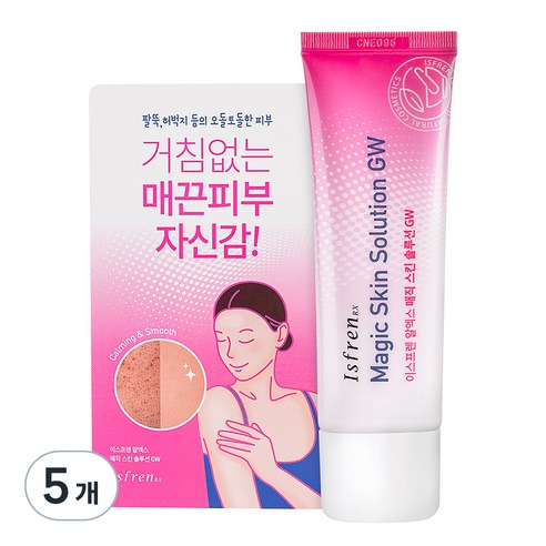 이스프렌 알엑스 매직스킨솔루션 GW 바디크림, 40g, 5개