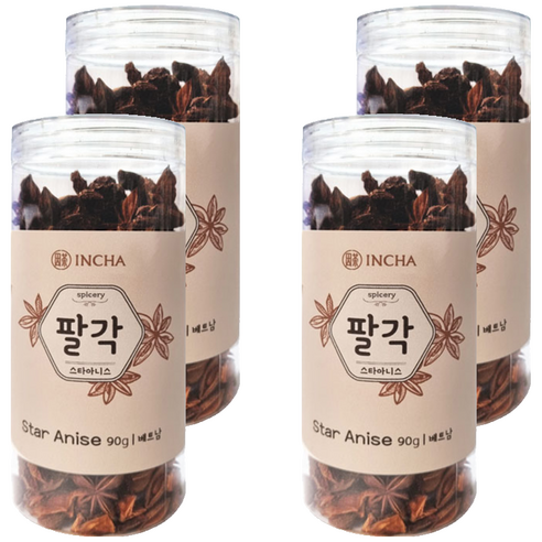 인차 팔각 스타아니스, 90g, 4개