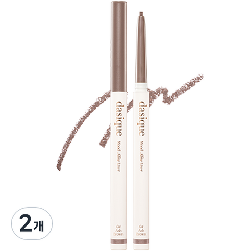 데이지크 무드 슬림 라이너 0.12g, 04 애쉬 브라운, 2개
