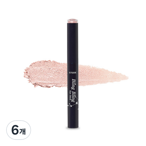 에뛰드하우스 블링블링 아이 스틱 섀도 1.4g, 15호 살구빛 백조별, 6개