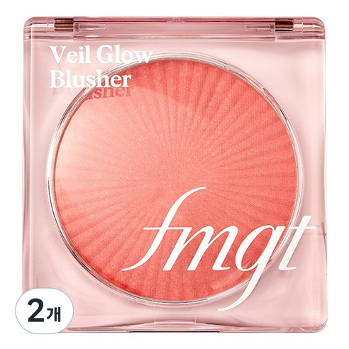 더페이스샵 fmgt 베일 글로우 블러셔, 01 무드 포 핑크, 2개