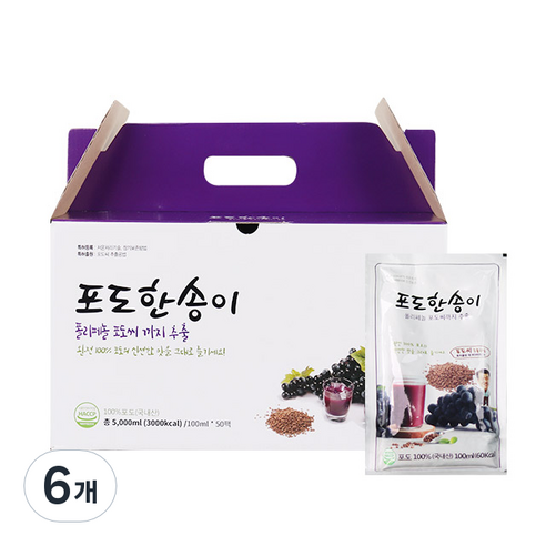 김재식헬스푸드 포도한송이 포도즙, 100ml, 300개