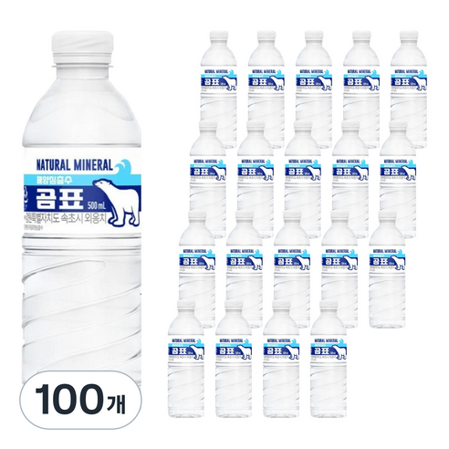 곰표 해양심층수, 500ml, 100개