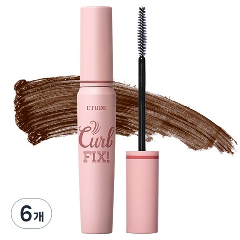 에뛰드 NEW 컬픽스 마스카라 7.5g, 02브라운, 6개