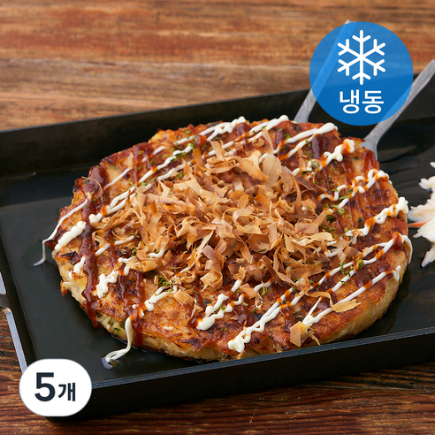 지엔씨푸드 오사카식 오코노미야끼 (냉동), 350g, 5개