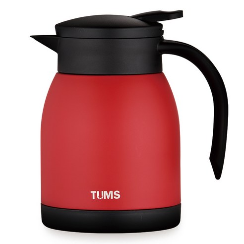 텀스 비비엔느 보온보냉 주전자, 600ml, 레드, 1개