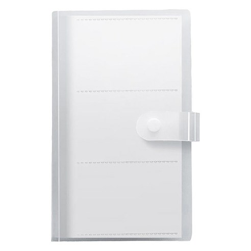 마다꾸미 대용량 명함첩 120매, 투명, 3단