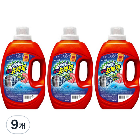 쉬슬러 산소 표백제, 2L, 9개