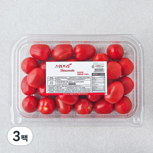 스위프리 토마토, 500g, 3팩