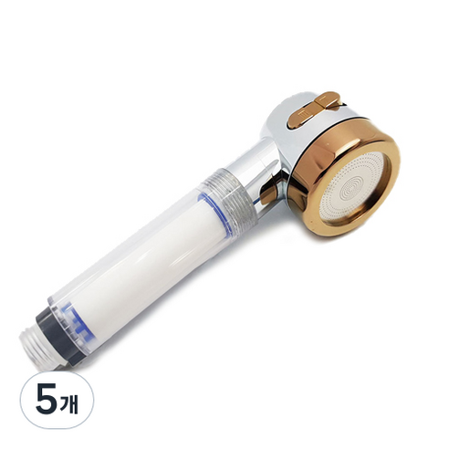 PlusBrand 티타늄 수압상승 필터 주방 샤워헤드, 5개