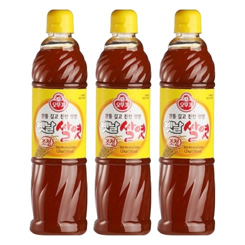 오뚜기 옛날 조청 쌀엿, 1.2kg, 3개