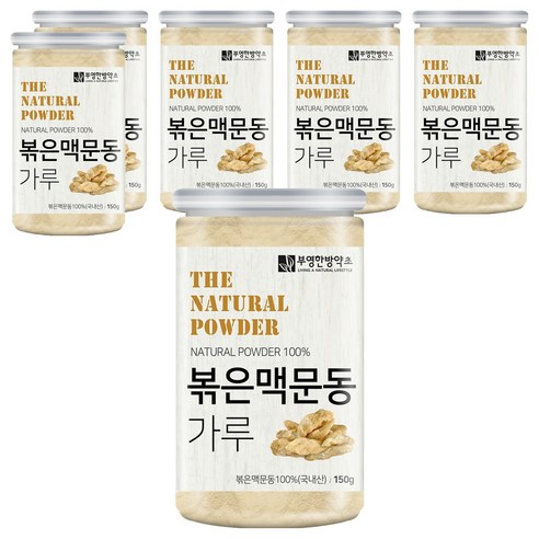 부영한방약초 볶은 맥문동 가루, 150g, 6개