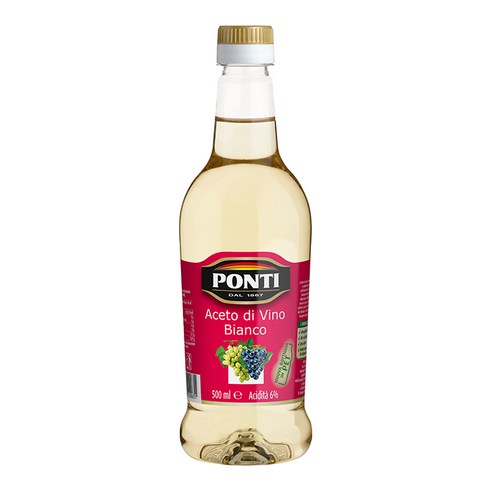 폰티 식초, 화이트와인, 500ml, 1개